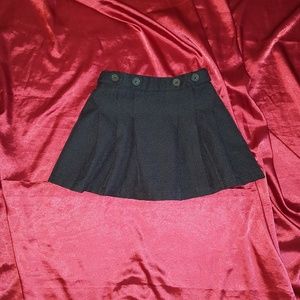 Chaps Girls sz 4 pleated Navy Blue Uniform Skorts